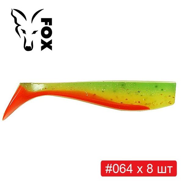 Set silicone FOX SWIMMER 8 cm #S5 - 6 colors x 8 pcs = 48 pcs 184058 фото