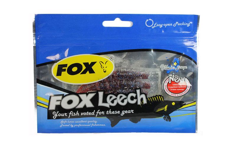 Silicone slug FOX 9cm Leech (JAVASTICK) #005 (caramel) (edible, 6 pcs) 8841 фото