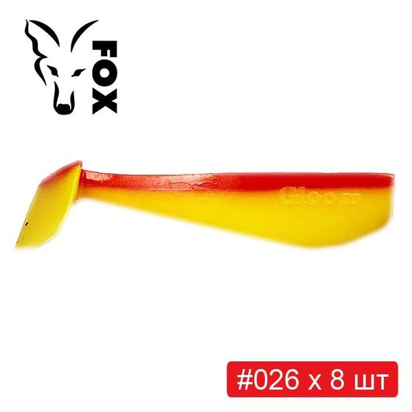 Set silicone FOX GLOOM 8 cm #G4 - 6 colors x 8 pcs = 48 pcs 184107 фото