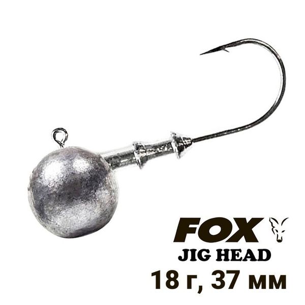Lead Jig Head FOX hook #2/0 18g (1pz) 8564 фото