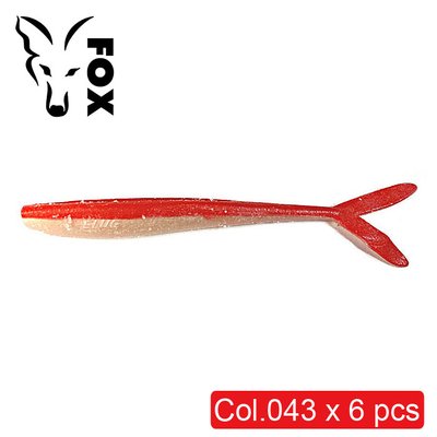 Silicone slug FOX 9cm Slug #043 (red perlamutr) (edible, 6 pcs) 8774 фото
