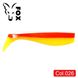 Silicone vibrating tail FOX 12cm Swimmer #026 (red yellow) (1 piece) 9848 фото 1