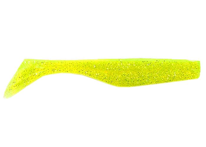 Silicone vibrating tail FOX 9cm Abyss #067 (chartreuse) (1 piece) 7323 фото