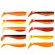 Set of silicone vibrating tails FOX 8cm Swimmer Assorti #7 (edible, 10 pcs) 10475 фото 1