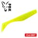 Silicone vibrating tail FOX 9cm Abyss #067 (chartreuse) (1 piece) 7323 фото 1