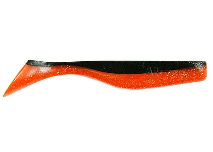 Silicone vibrating tail FOX 7cm Abyss #037 (orange black) (1 piece) 259961 фото