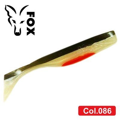 Silicone vibrating tail FOX 9cm Abyss #086 (rudd) (1 piece) 7380 фото