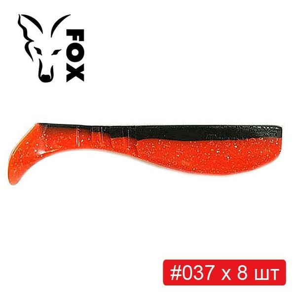 Набір силікона FOX TRAPPER 8 см #T4 - 6 кольорів х 8 шт = 48 шт 218854 фото