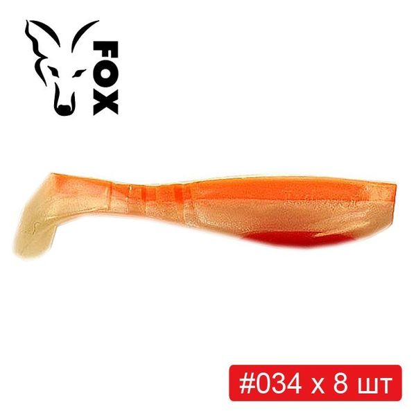 Набір силікона FOX TRAPPER 8 см #T4 - 6 кольорів х 8 шт = 48 шт 218854 фото