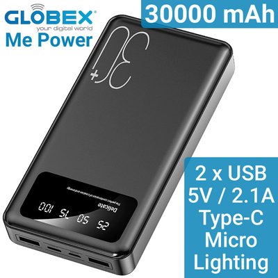 Zewnętrzna bateria GLOBEX Me Power 30000 GLOBEX Me Power 30000 фото