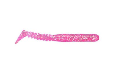 Silicone vibrating tail for micro jig Reins Rockvibe Shad 2" #317 Pink Silver (edible, 20 pcs) 6611 фото