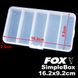 FOX SimpleBox B, 16.2*9.2*2.5cm, Clear FXSMPLBX-B фото 1