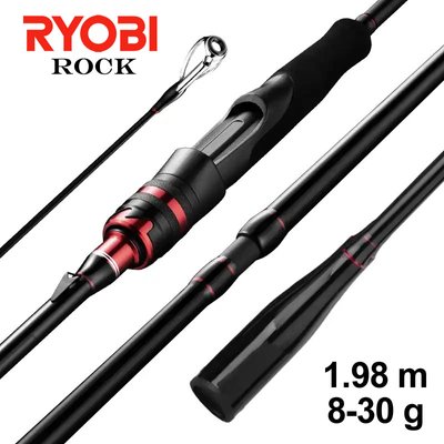 Спінінг RYOBI ROCK 1.98m, 8-30g, 3 Section, Hi-Carbon RYOBI-ROCK-198 фото