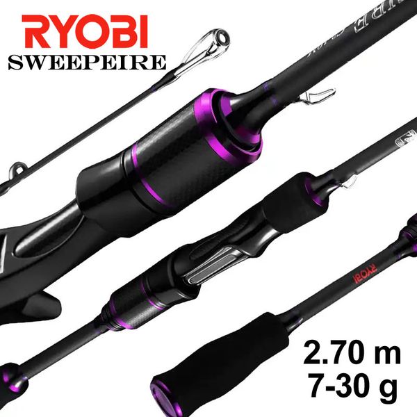 Спінінг RYOBI SWEEPEIRE 2.70m, 7-30g, 5 Section, Hi-Carbon RYOBI-SWEEPEIRE-270 фото