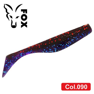 Silicone vibrating tail FOX 7cm Abyss #090 (electric june bug) (1 piece) 7490 фото
