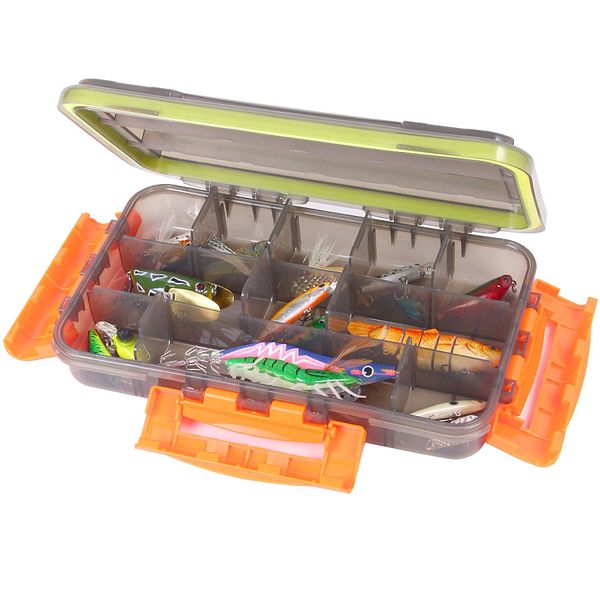 Коробка FOX Waterproof Storage Box, 27*17*5.3cm, 356g, Grey/Orange FXWTRPRFSTRGBX-27X17X5.3-Grey/Orange фото