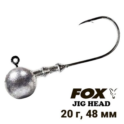 Lead Jig Head FOX hook #5/0 20g (1pz) 8536 фото