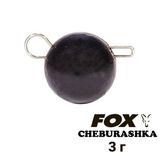 Odważnik ołowiany "Cheburashka" FOX 3g czarny (1 szt.) 8609 фото