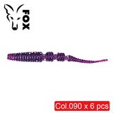 Silicone slug FOX 9cm Leech (JAVASTICK) #090 (electric june bug) (edible, 6 pcs) 8789 фото