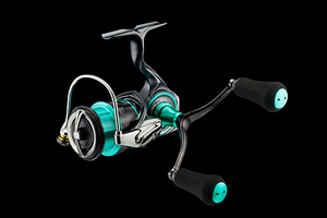 Daiwa 21 Emeraldas Air: headset "squid" reels