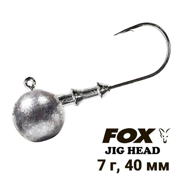 Lead Jig Head FOX hook #3/0 7g (1pz) 8567 фото
