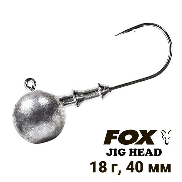Lead Jig Head FOX hook #3/0 18g (1stk) 8526 фото