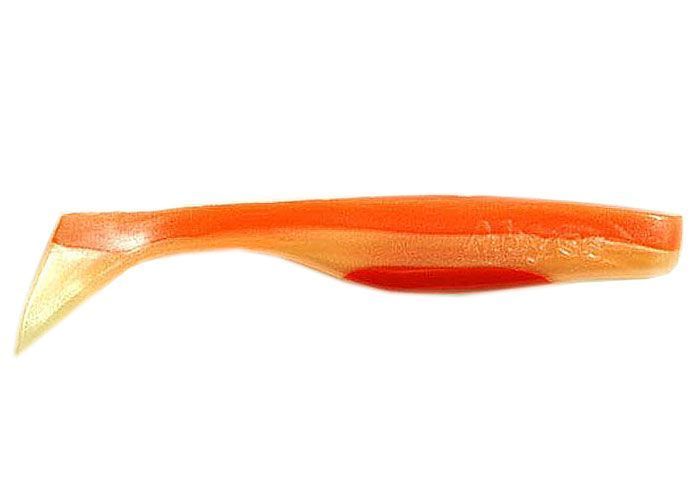 Silicone vibrating tail FOX 9cm Abyss #034 (carrot red belly) (1 piece) 259991 фото