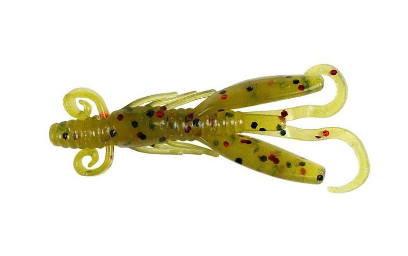 Silicone nymph for microjig FOX 5cm Cricket #101 (electric green pumpkin) (edible, 15 pcs) 5485 фото