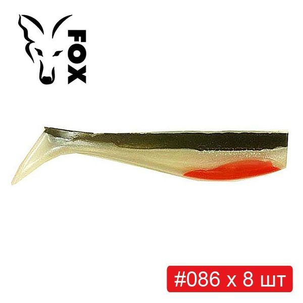 Набір силікона FOX SWIMMER 8 см #S5 - 6 кольорів х 8 шт = 48 шт 184058 фото