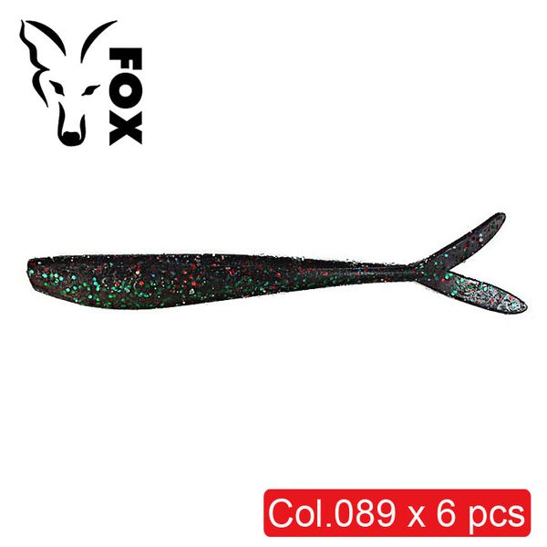 Silicone slug FOX 9cm Slug #089 (electric marsh) (edible, 6 pcs) 8780 фото