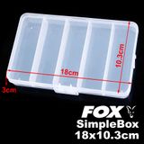 Коробка FOX SimpleBox D, 18*10.3*3cm, Clear FXSMPLBX-D фото