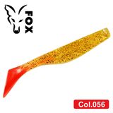 Silicone vibrating tail FOX 9cm Abyss #056 (yellow red) (1 piece) 260036 фото