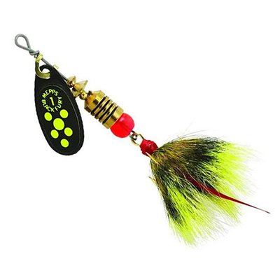 Spinner Mepps Black Fury BF1T 3.5g Chartreuse Dot 256908 фото