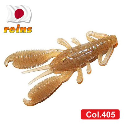 Silicone crayfish Reins Ring Craw 3" #405 Pearl Candy (edible, 8 pcs) 6209 фото