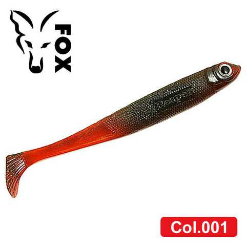 Купити Silicone vibrating tail FOX 10cm Reaper #001 (machine oil) (1 piece)  7402 в інтернет магазині