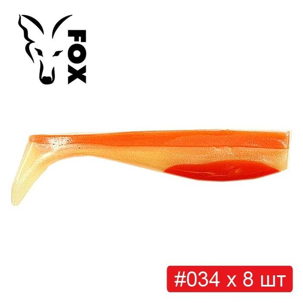 Set silicone FOX SWIMMER 8 cm #S6 - 6 colors x 8 pcs = 48 pcs 184059 фото