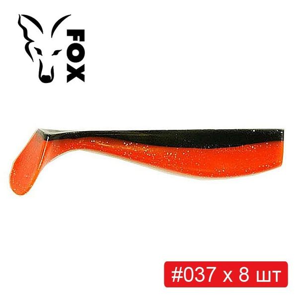 Set silicone FOX SWIMMER 8 cm #S6 - 6 colors x 8 pcs = 48 pcs 184059 фото
