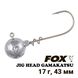 Lead Jig Head FOX corkscrew hook Gamakatsu #4/0 17g (1pc) 8548 фото 1