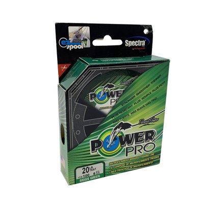 Cord PowerPro Moss Green 20lb 92m 0.23mm EQ.DIA.6. USA 6871 фото