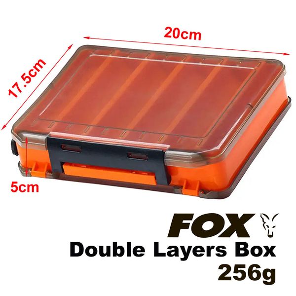 FOX Double Layers Box, 20*17.5*5cm, 256g, Pomarańczowe FXDBLLYRSBX-20X17.5X5-Orange фото