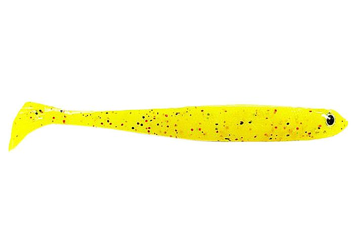 Silicone vibrating tail FOX 10cm Reaper #095 (electric yellow) (1 piece) 7444 фото