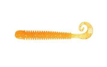 Silicone twister Reins G-tail Saturn 2.5" #413 Chika Chika Orange (edible, 20 pcs) 5762 фото