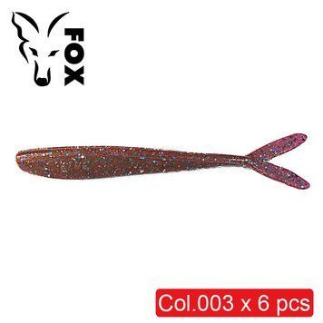 Silicone slug FOX 9cm Slug #003 (lox, lilac) (edible, 6 pcs) 8779 фото