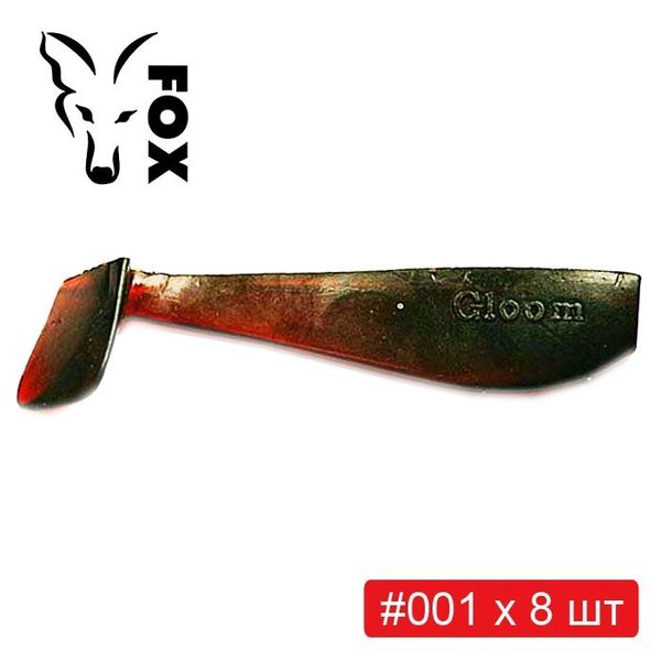 Набір силікона FOX GLOOM 8 см #G2 - 6 кольорів х 8 шт = 48 шт 184105 фото