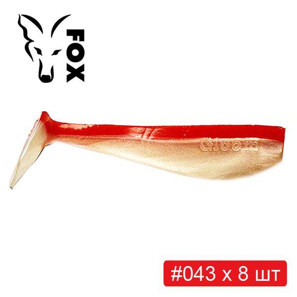 Набір силікона FOX GLOOM 8 см #G2 - 6 кольорів х 8 шт = 48 шт 184105 фото
