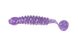 Силиконовый виброхвост для микроджига FOX 4см Maggot #091 (electric violet) (съедобный, 10шт) 7666 фото 2