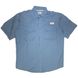 World Wide Sportsman Fishing Shirt, L, 100% Cotton, Short Sleeve, Blue Lake (light blue) 235868 фото 1