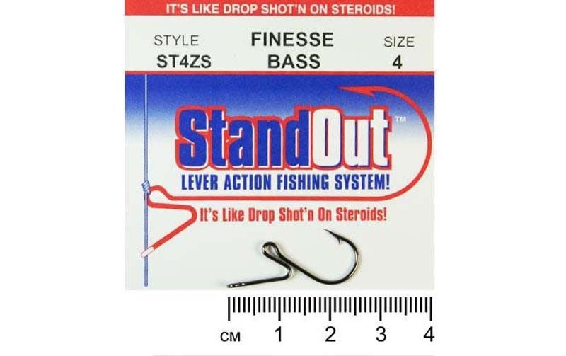 Offset hook StandOut Black Nickel ST4ZS #4 black (8pcs) 7922 фото