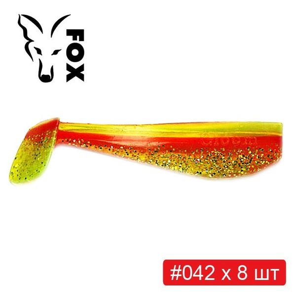 Набір силікона FOX GLOOM 8 см #G3 - 6 кольорів х 8 шт = 48 шт 184106 фото