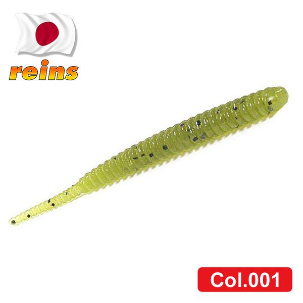 Silicone slug for micro jig Reins Aji Adder 2" #001 Watermelon Seed (edible, 15 pcs) 8776 фото